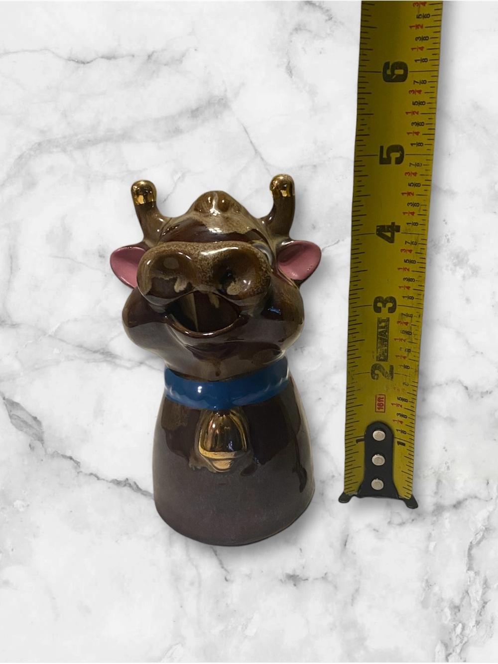 Ceramic Brown Cow Creamer - Picture 3 of 7